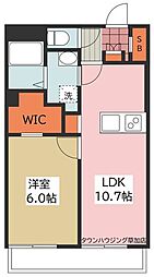 Ｓｏｌｅｉｌ　Ｆｌｅｕｒ 1階1LDKの間取り