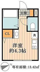 間取図画像 ワンルーム