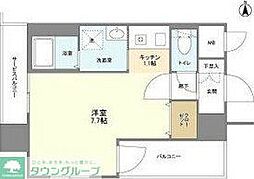 JR東海道本線 名古屋駅 徒歩8分の賃貸マンション 10階1Kの間取り