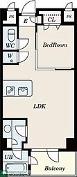 SKビルディング7 1LDKの間取図画像