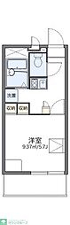レオパレスカトレア 1Kの間取図画像