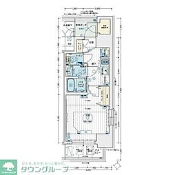 名古屋市営名城線 矢場町駅 徒歩9分の賃貸マンション 9階1Kの間取り