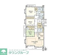 ソフィア八事グラン・ステージ 3SLDKの間取図画像