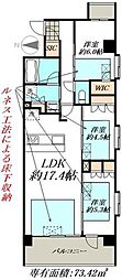 ドルチェヴィータ名古屋則武 3LDKの間取図画像