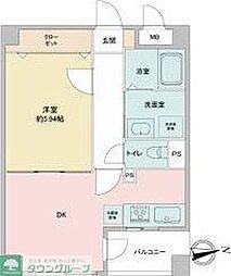 アーバンラックス今池 1LDKの間取図画像