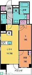 グランパセオ名古屋伏見 2LDKの間取図画像