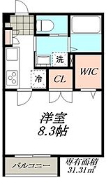 Filare 1Kの間取図画像
