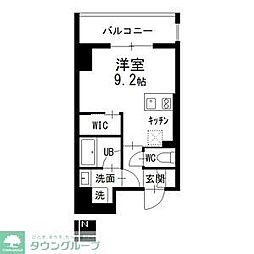 NISSYOBUILDING 1Kの間取図画像