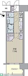 パルティール笠寺 1Kの間取図画像