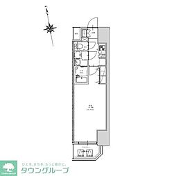 CRESTTAPP金山 1Kの間取図画像