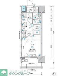 ディアレイシャス名古屋大須通南 1Kの間取図画像