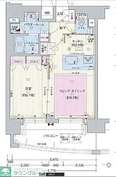 プレサンス桜通グレイス 1LDKの間取図画像