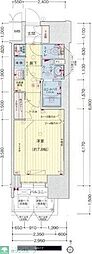 プレサンスTHE久屋大通レジェンド 1Kの間取図画像