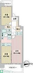 さくらヒルズフジミ 2LDKの間取図画像