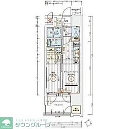 名古屋市営鶴舞線 大須観音駅 徒歩13分の賃貸マンション 3階1DKの間取り