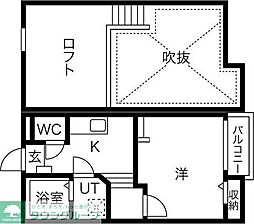 名古屋市営名城線 堀田駅 徒歩10分の賃貸アパート 1階1Kの間取り