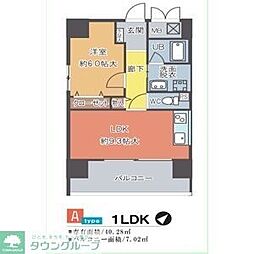 名古屋市営東山線 千種駅 徒歩7分の賃貸マンション 5階1LDKの間取り