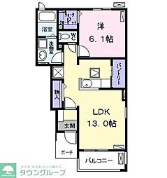 間取図画像 1LDK