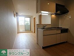 名鉄名古屋本線 山王駅 徒歩7分の賃貸アパート 2階1LDKのリビング/ダイニング