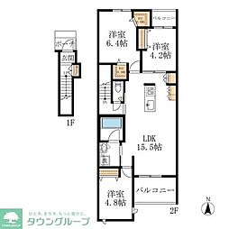間取図画像 3LDK