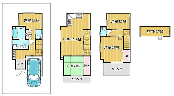 間取り：327002372623