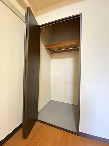 広々としたクローゼットで、収納力も期待できます。整理整頓がしやすく、衣替えもスムーズです。