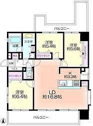 間取図画像 3LDK