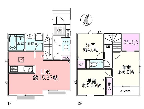 間取りを拡大表示