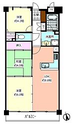 間取図画像 3LDK