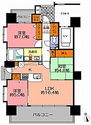 間取図画像 3LDK