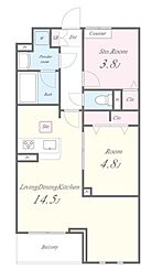 間取図画像 1SLDK