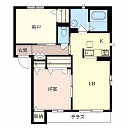 間取図画像 1SLDK