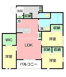 間取図画像 3LDK