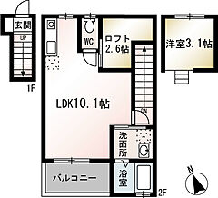 物件の間取り