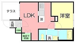 間取図画像 1LDK