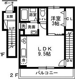 間取図画像 1LDK