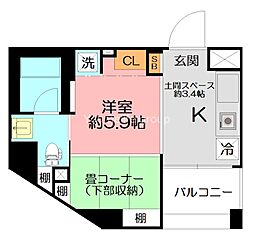 間取図画像 ワンルーム