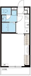 リブリ・藤沢川名 1階1Kの間取り
