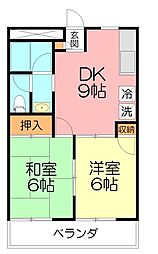 間取図画像 2DK