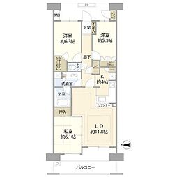 間取図画像 3LDK