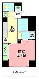 間取図画像 1K