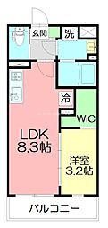 間取図画像 1LDK