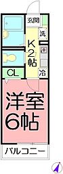 間取図画像 1K