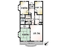 間取図画像 3LDK