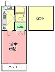 間取図画像 1K