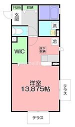 リベラ湘南 ワンルームの間取図画像