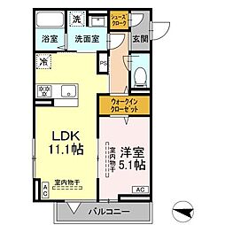 間取図画像 1LDK