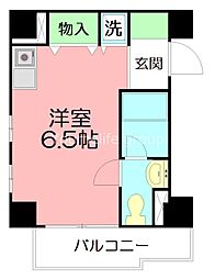 サンアエリア ワンルームの間取図画像