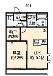 ウィスティリア湘南 1SLDKの間取図画像
