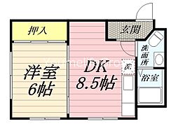 間取図画像 1DK